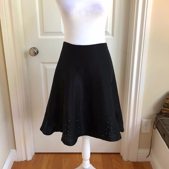 Scott McClintock Skirt Vintage Shimmery Party Circle Crystal Rhinestones (6) - Picture 1 of 7